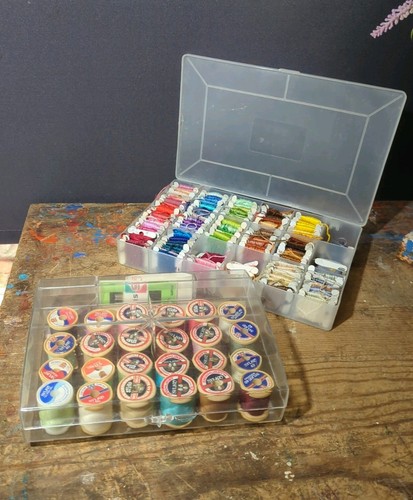Vintage cotton sewing reels