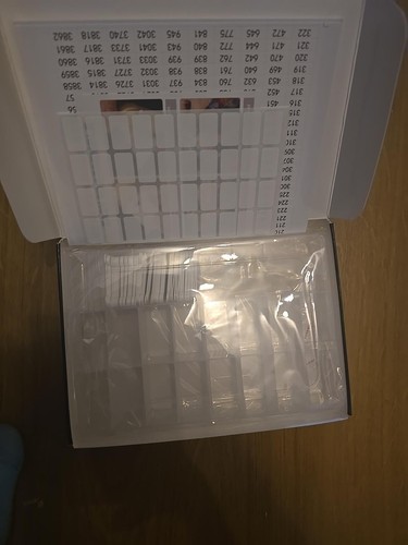 Embroidery floss organiser box - embroidery,
