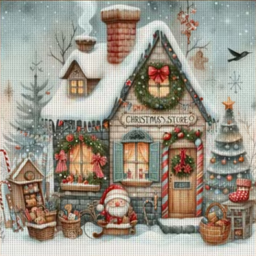 Printed cross stitch - cross, ct