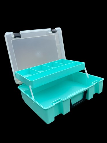 Aqua plastic hobby - case,