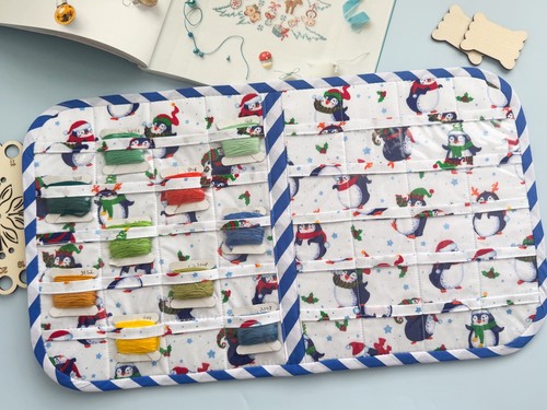 Xmas cross stitch - xmas, bobbin