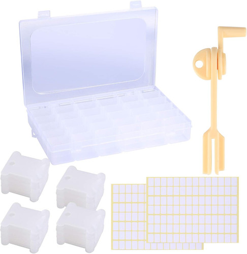 106 pieces plastic embroidery - plastic,