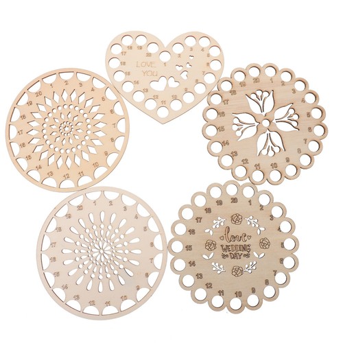 Beige wooden thread storage - thread,